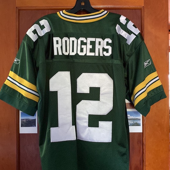 Green Bay Packers Jersey. Aaron Rodgers. Reebok NFL Jersey. Size 48. - Picture 2 of 8
